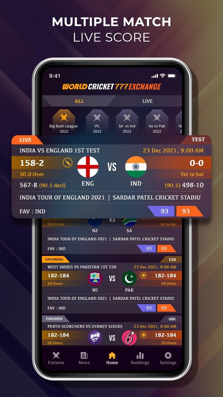 World 777 Cricket Exchange screenshot image 1_Popularmodapk.com