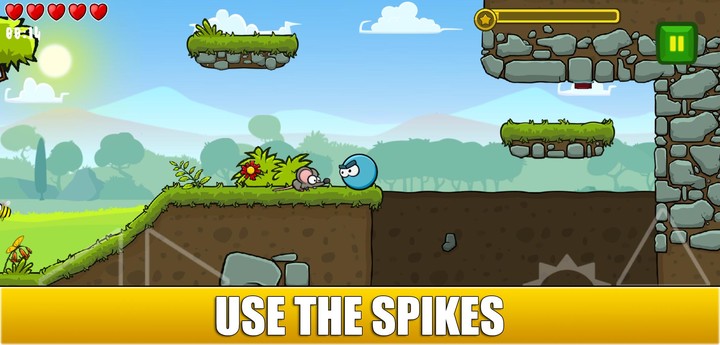 Spike bounce ball 2:jump, roll screenshot image 3_Popularmodapk.com
