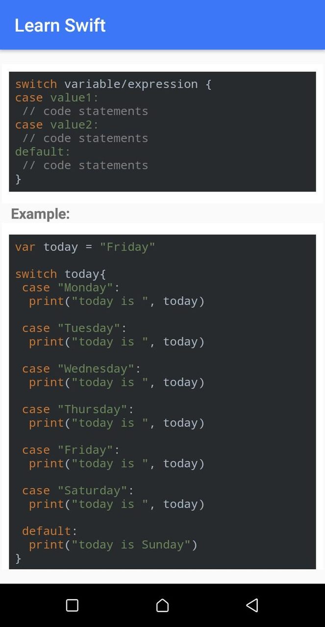 Learn Swift Programming screenshot image 19_Popularmodapk.com