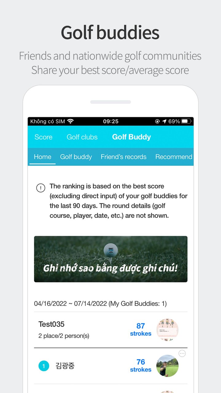 Smartscore-Golf Portal Service screenshot image 1_Popularmodapk.com
