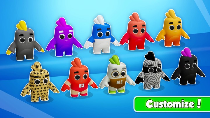 Cute Guys Fall: Battle Royale screenshot image 5_Popularmodapk.com