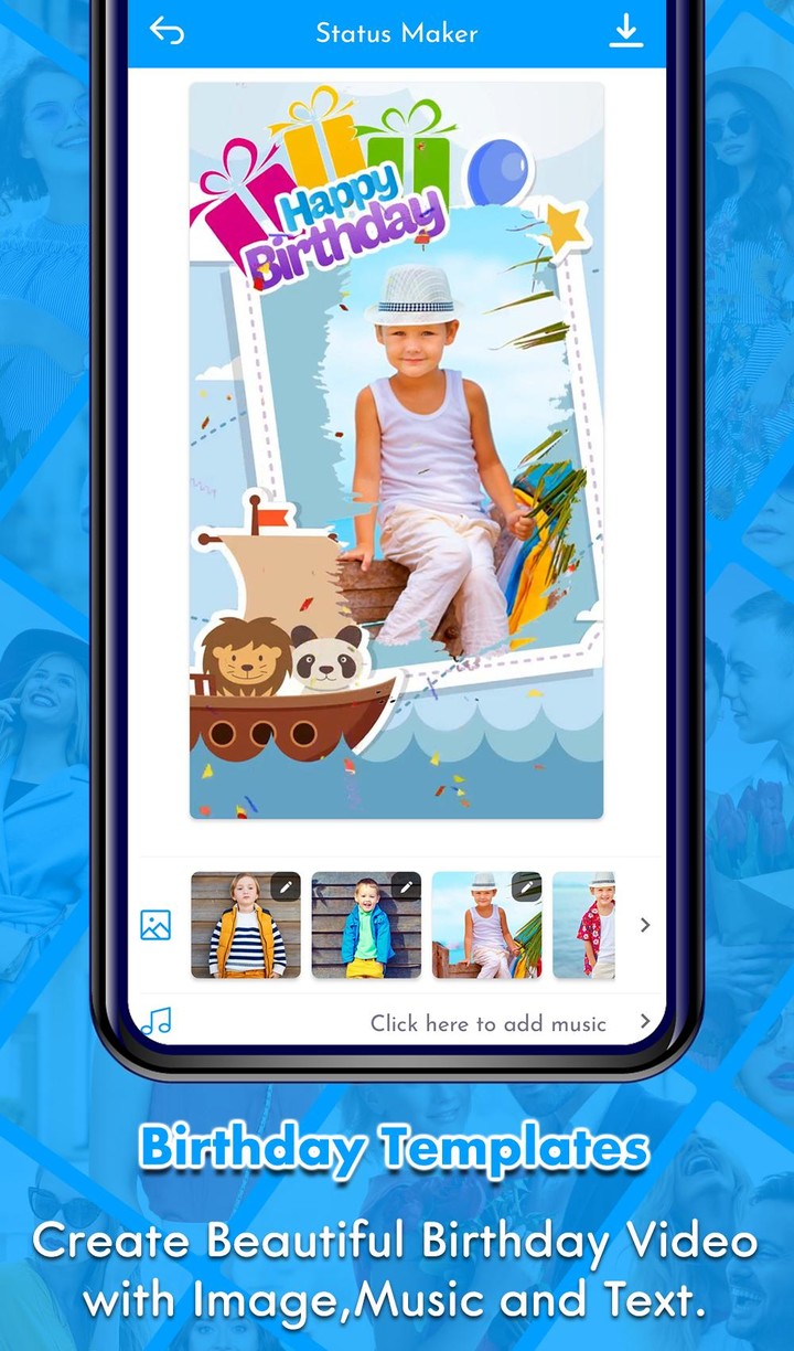 Birthday Video Maker with Song screenshot image 19_Popularmodapk.com