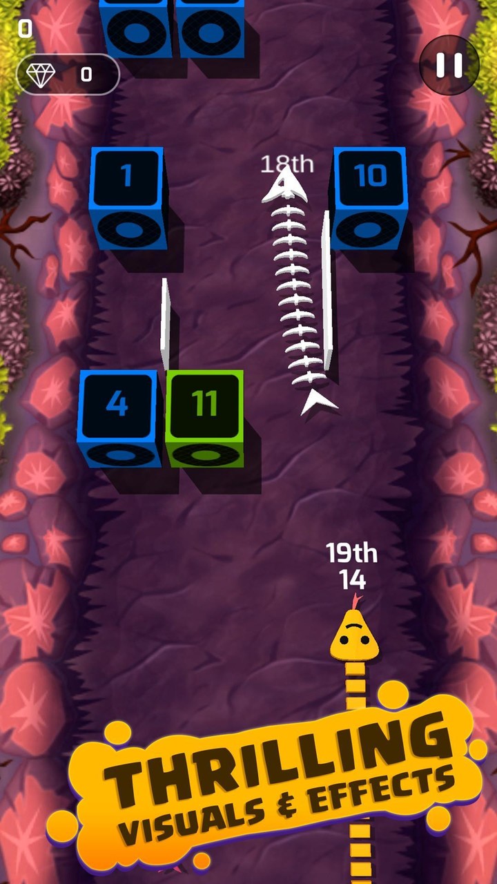 3D Snake VS Block Beats screenshot image 5_Popularmodapk.com