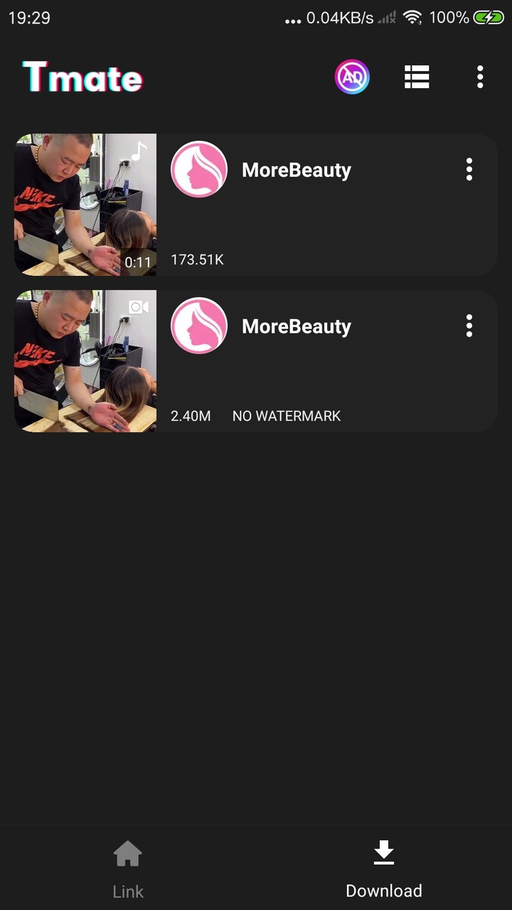 Video Downloader - Tmate screenshot image 4_Popularmodapk.com