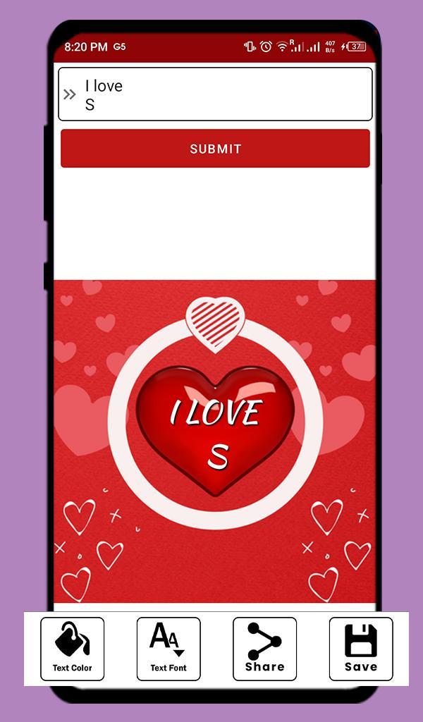 Love Name Letter DP Maker screenshot image 3_Popularmodapk.com