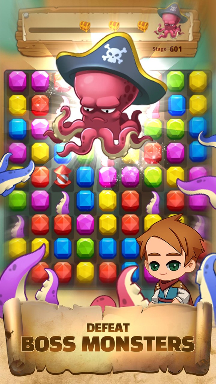 Treasure Island Match 3 screenshot image 4_Popularmodapk.com