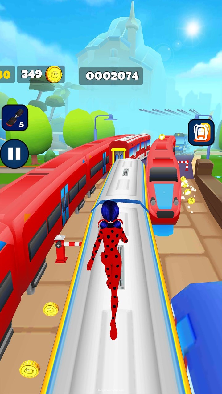 Subway Ladybug Adventures screenshot image 3_Popularmodapk.com