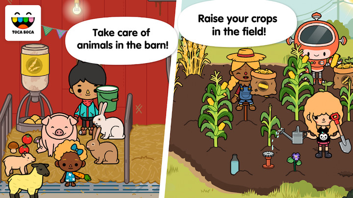 Toca Life: Farm<span>(Free download)</span> screenshot image 2_Popularmodapk.com