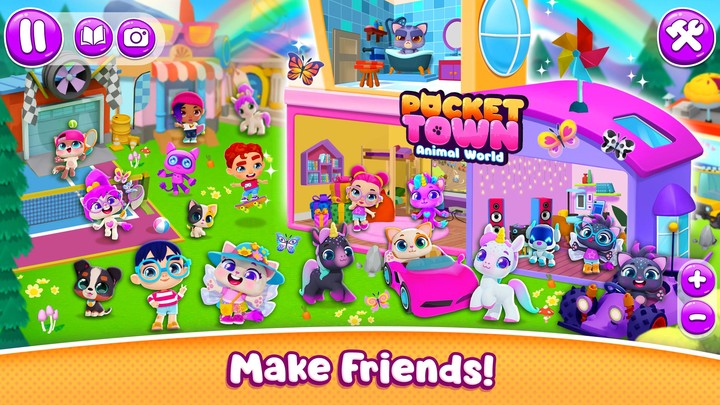 Pocket Town - Animal World screenshot image 3_Popularmodapk.com