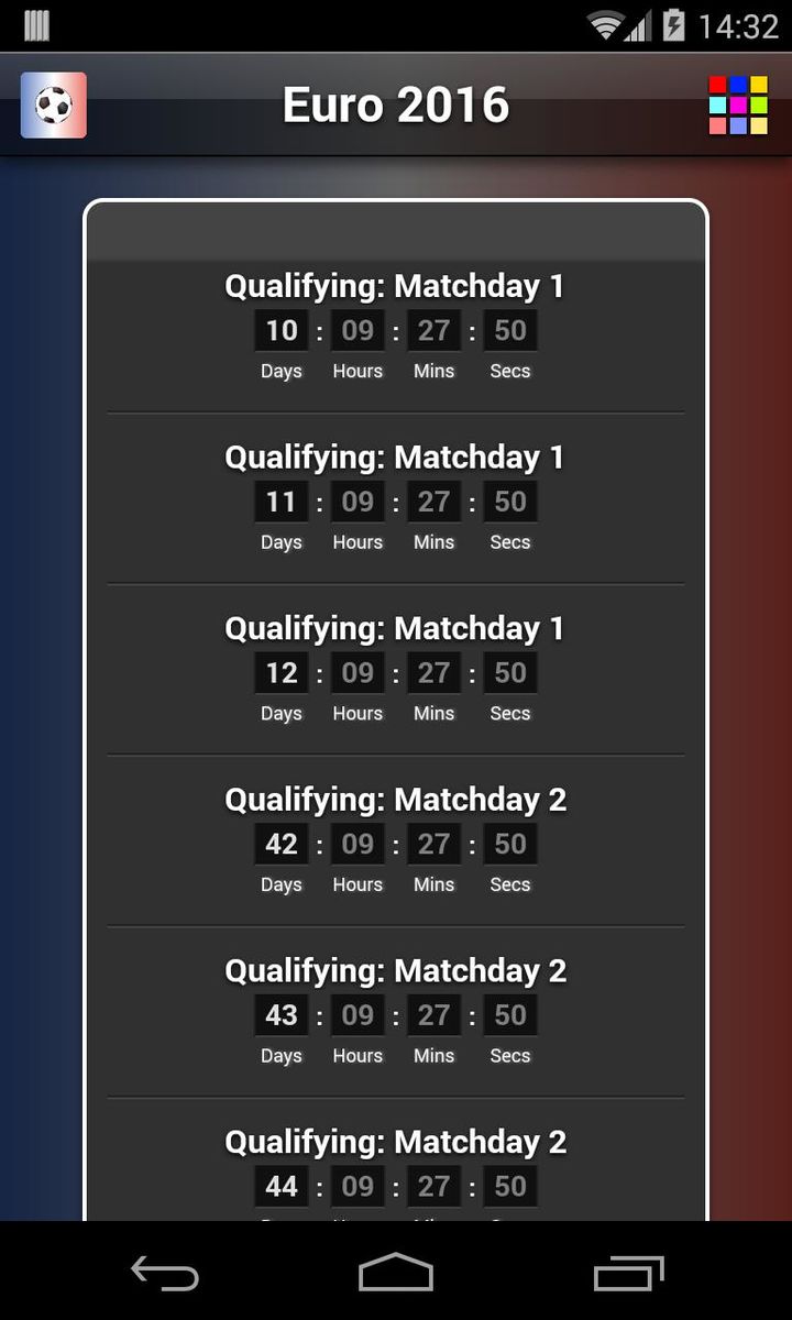 Countdown for Euro 2016 screenshot image 4_Popularmodapk.com