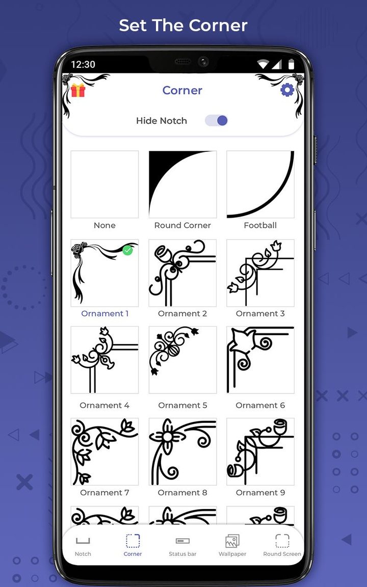 Notch Remover - Notch Hider & Customize Status Bar screenshot image 13_Popularmodapk.com