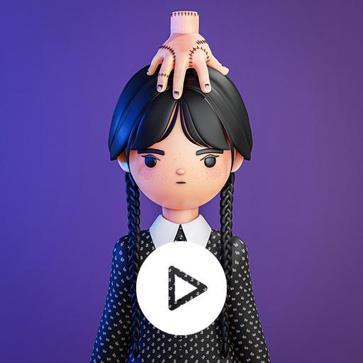 Wednesday mystery school Game screenshot image 1_Popularmodapk.com