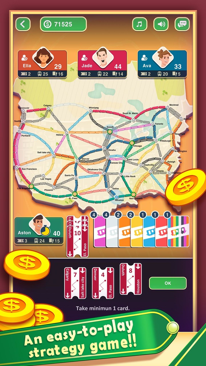 Ticket To Ride screenshot image 2_Popularmodapk.com