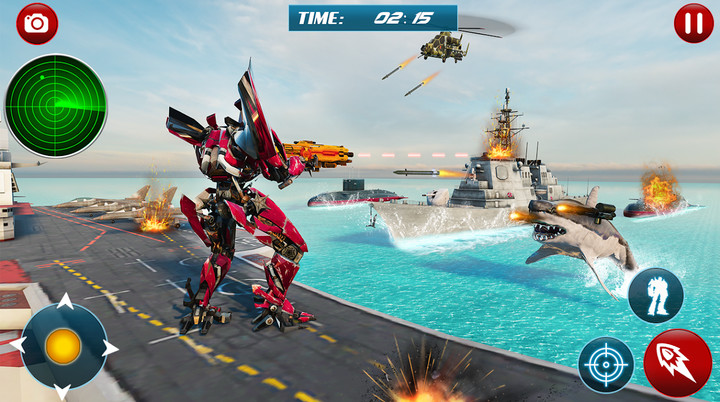 Navy Submarine War Robot Games screenshot image 5_Popularmodapk.com