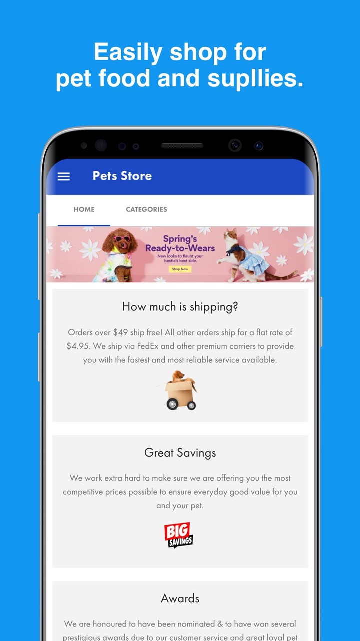 Pets Store: Shop Pets Supplies screenshot image 1_Popularmodapk.com