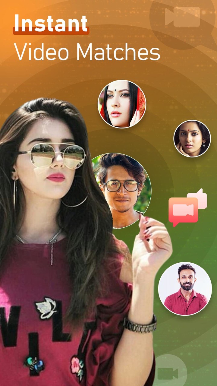 India : Random cute Video call screenshot image 3_Popularmodapk.com