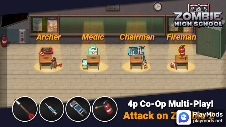 Zombie High School<span>(No Ads)</span> screenshot image 3_Popularmodapk.com