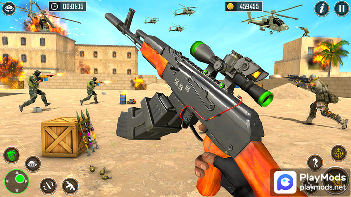 Gun Strike: Fps Shooting Games<span>(god mode)</span> screenshot image 2_Popularmodapk.com