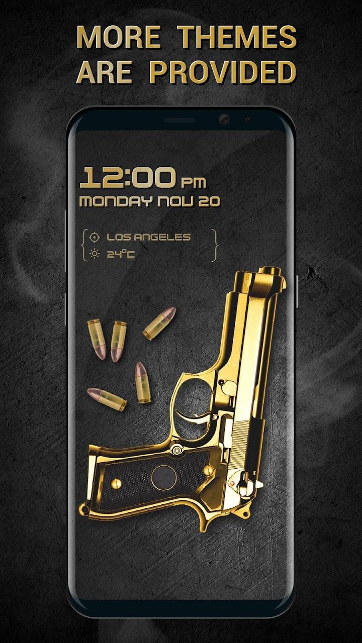 Cool Gun Shooting Lock Screen screenshot image 12_Popularmodapk.com