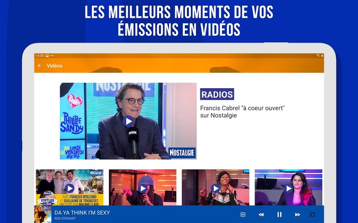 Nostalgie : Radio, Podcasts screenshot image 8_Popularmodapk.com