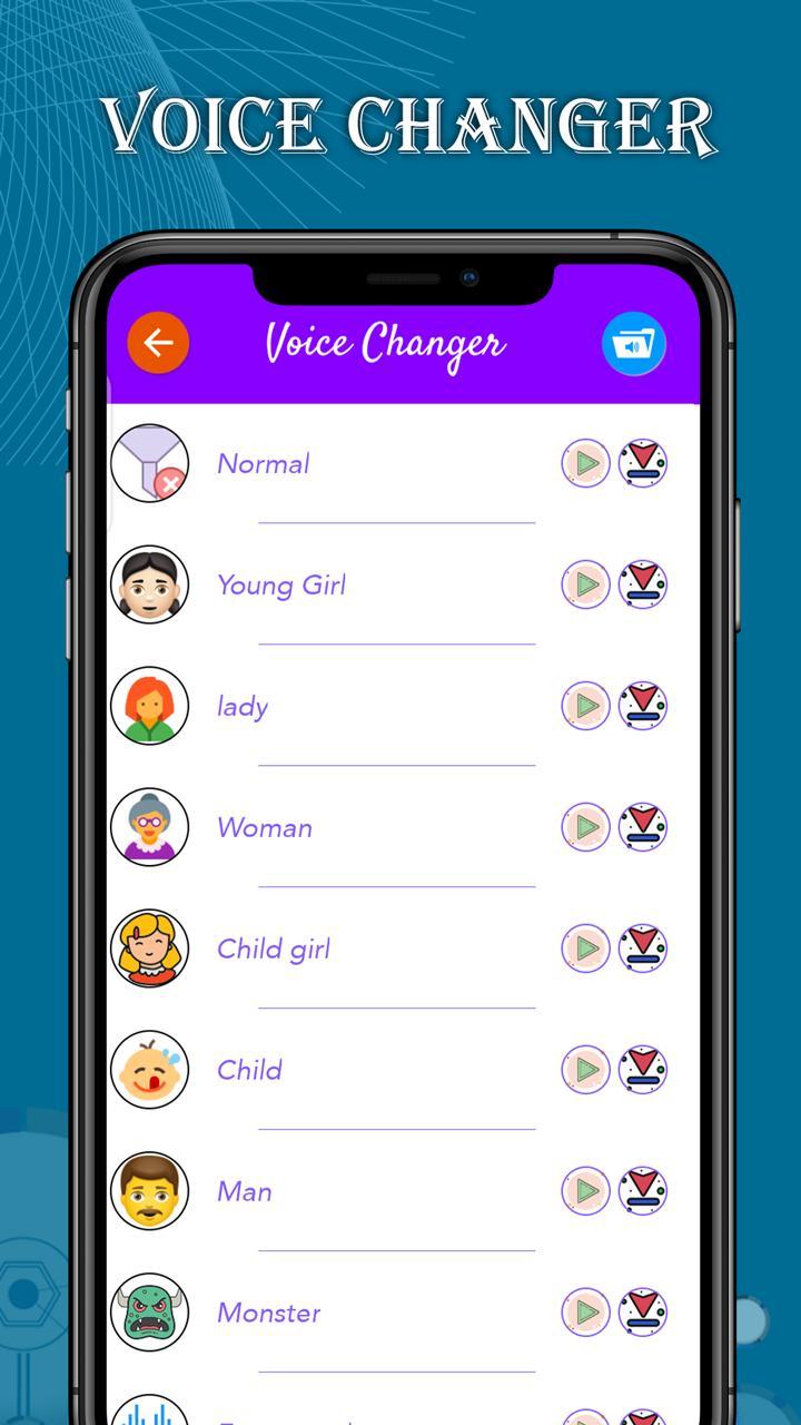 Voice Changer - Funny Effects screenshot image 2_Popularmodapk.com
