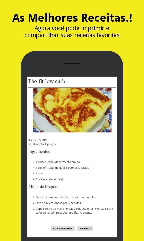 Receitas Fitness Fáceis screenshot image 19_Popularmodapk.com