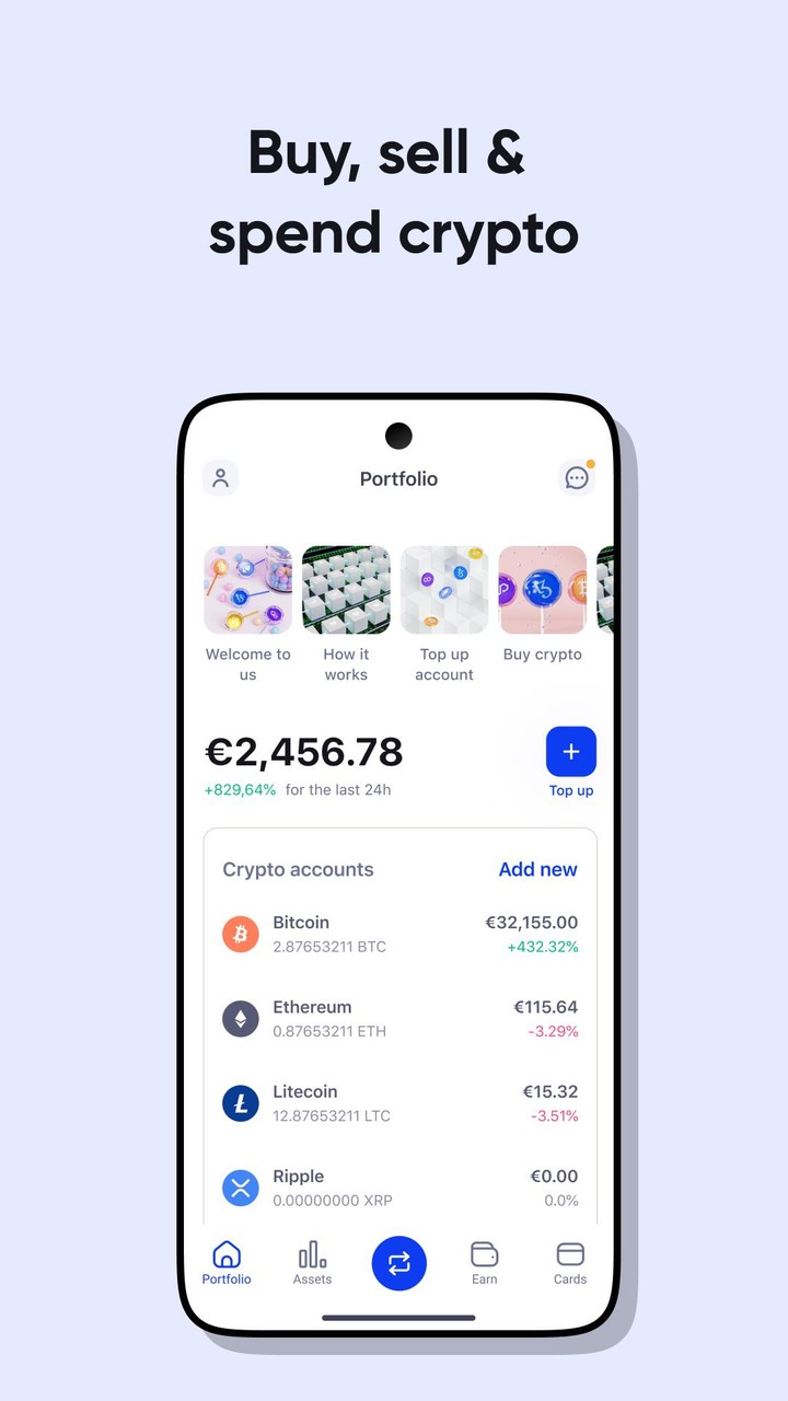 Cryptopay:Bitcoin wallet&card screenshot image 5_Popularmodapk.com
