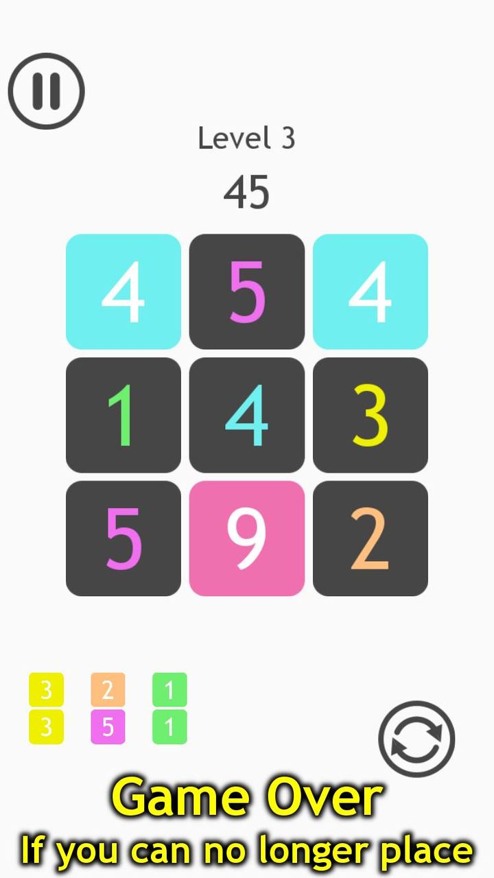 Number Tic-Tac-Toe IQ Puzzle screenshot image 3_Popularmodapk.com