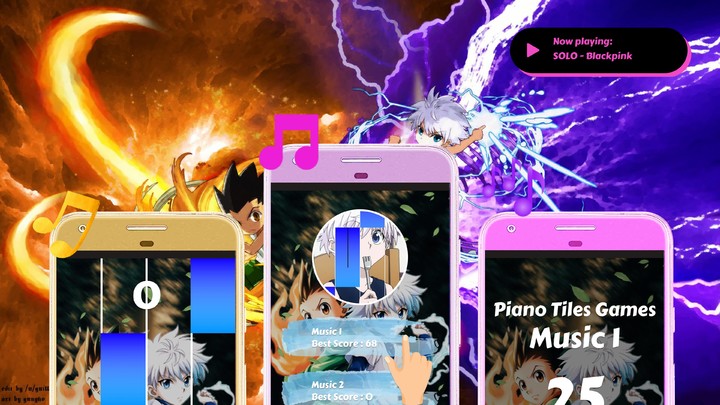 Piano Killua Hunter X Hunter screenshot image 2_Popularmodapk.com