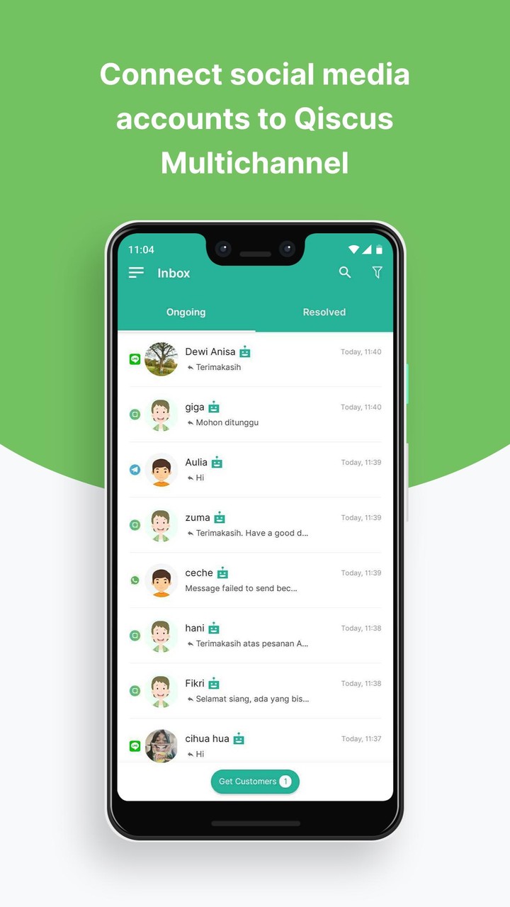 Qiscus Multichannel screenshot image 3_Popularmodapk.com