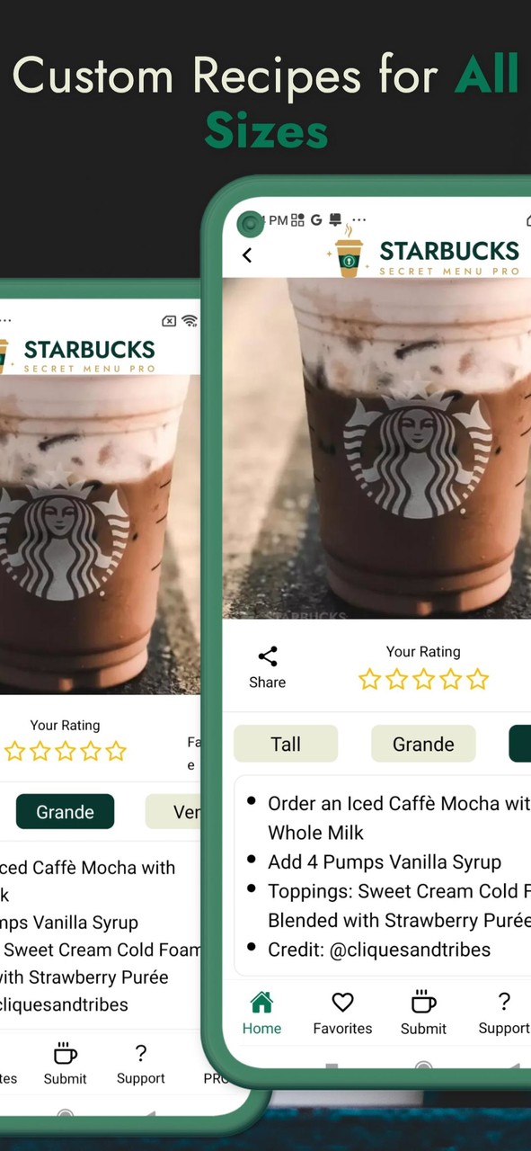 Starbucks Secret Menu: Drinks screenshot image 3_Popularmodapk.com