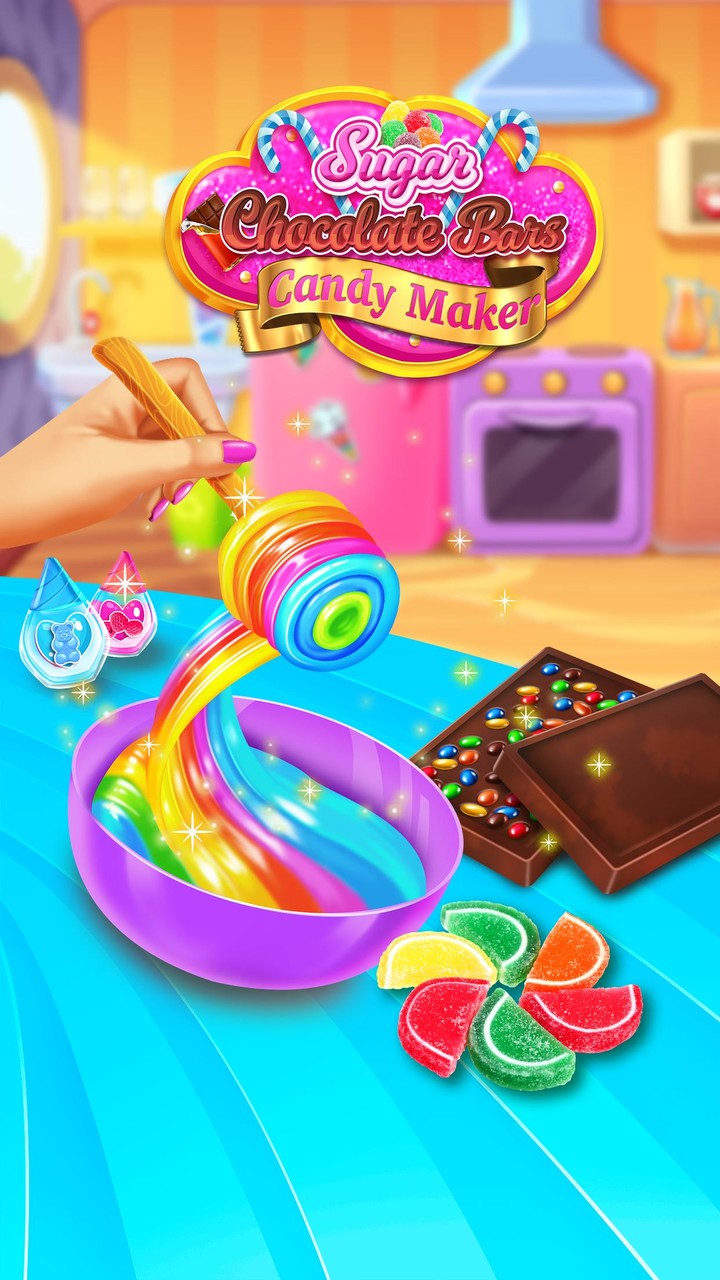 Sweet Rainbow Candy Cooking screenshot image 5_Popularmodapk.com