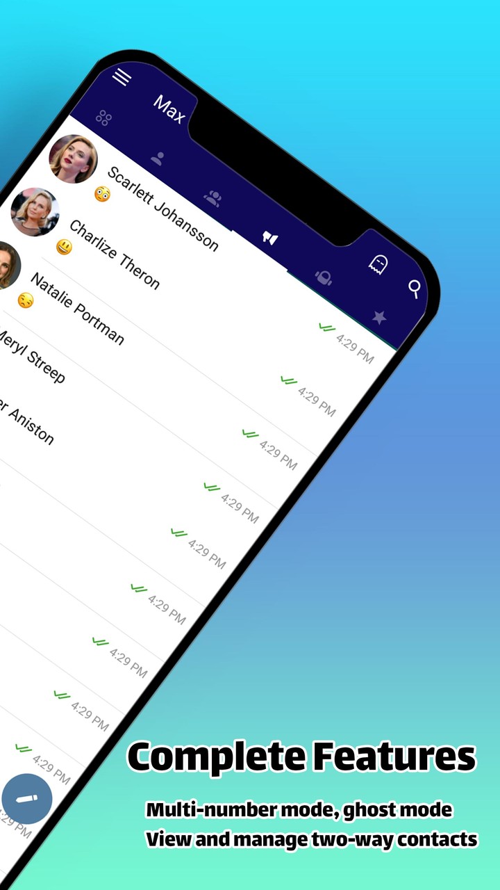 C Tel Messenger : Anti filter screenshot image 8_Popularmodapk.com