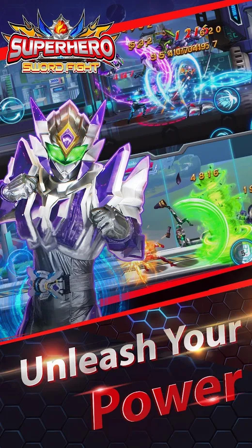 Superheroes Fight: Sword Battle(Mod Menu) screenshot image 1_Popularmodapk.com