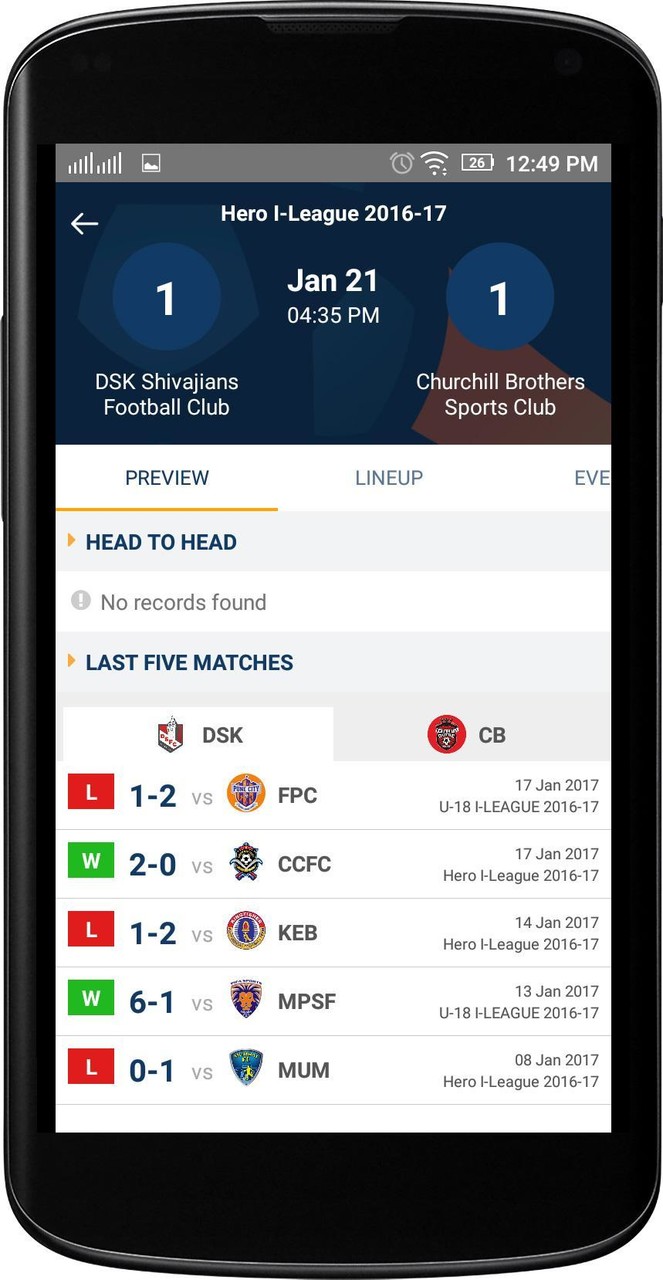 I-League Official screenshot image 3_Popularmodapk.com