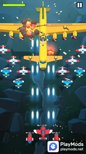 Burning Sky: Aircraft Combat 3D(Unlimited Currency) screenshot image 5_Popularmodapk.com