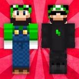 Luigi Skin for Minecraft1.0_Popularmodapk.com
