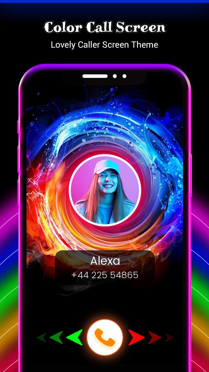 Color Call Flash Call Screen screenshot image 6_Popularmodapk.com