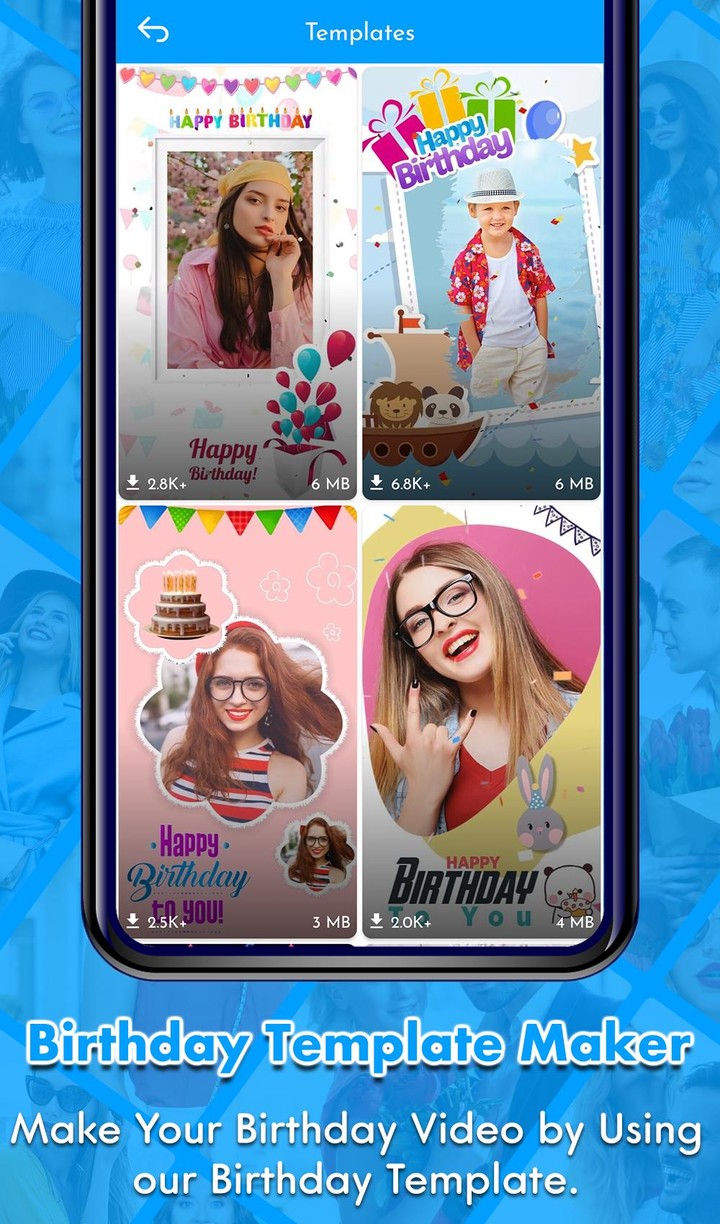 Birthday Video Maker with Song screenshot image 2_Popularmodapk.com