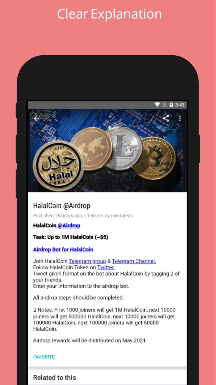 Free Airdrop Cryptocurrency screenshot image 4_Popularmodapk.com