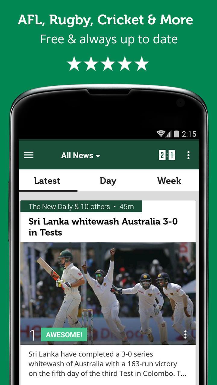 Australian Sports News screenshot image 1_Popularmodapk.com