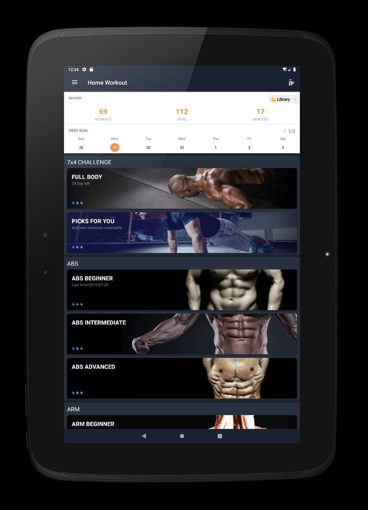 Home Workout - Work out at home - No Equipment screenshot image 17_Popularmodapk.com