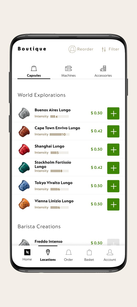 Nespresso screenshot image 1_Popularmodapk.com