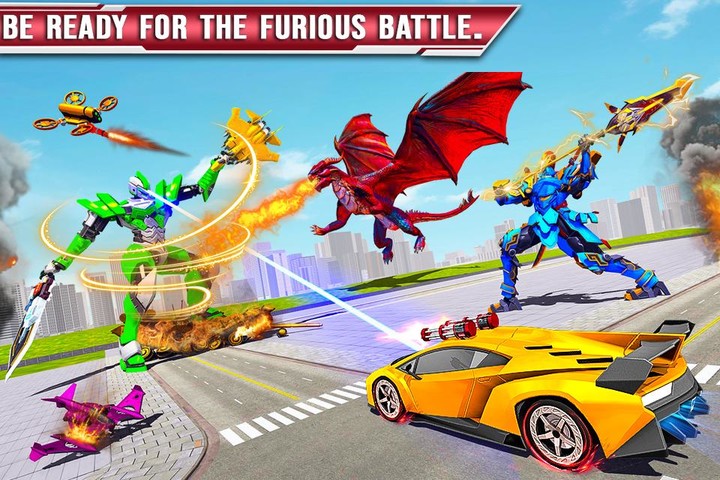 Dragon Battle - Robot Car Game screenshot image 7_Popularmodapk.com