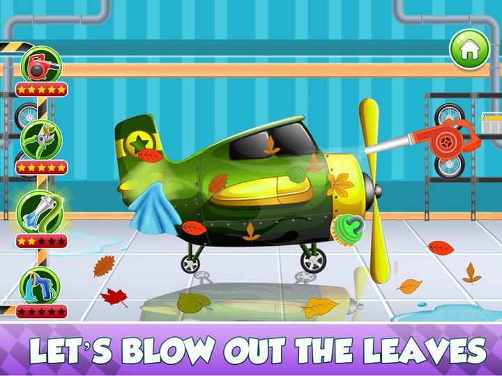 Airplane wash Games for kids screenshot image 2_Popularmodapk.com