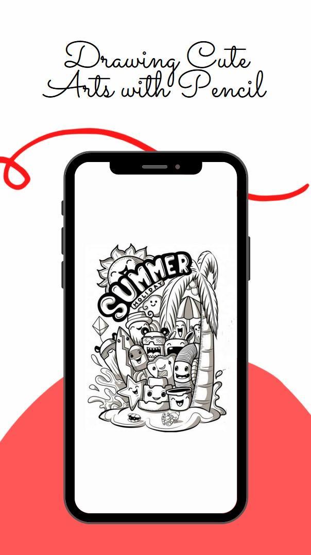 Cute Pencil Drawing Ideas screenshot image 3_Popularmodapk.com