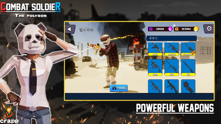 Combat Soldier - The Polygon screenshot image 3_Popularmodapk.com