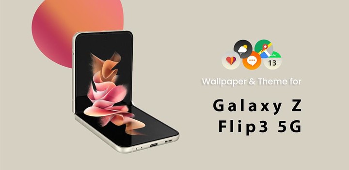Wallpaper and theme for Galaxy Z Flip 3 screenshot image 11_Popularmodapk.com