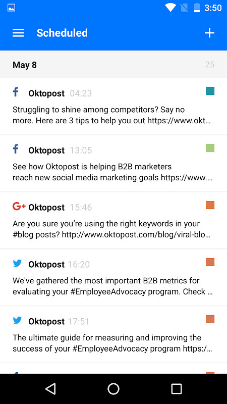 Oktopost screenshot image 5_Popularmodapk.com