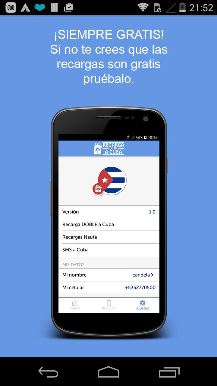 Regala recargas a Cuba screenshot image 3_Popularmodapk.com